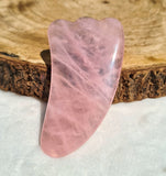 gua sha quartz rose 110mm