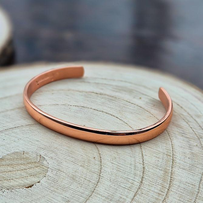 Bracelet Jonc Cuivre Rosé