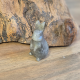 Figurine Lapin en Labradorite