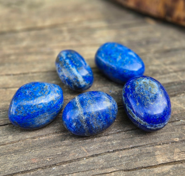 Pierre Roulée Lapis Lazuli d'Afghanistan Qualité A Environ 2cm