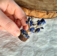 mini abre du bonheur en lapis lazuli