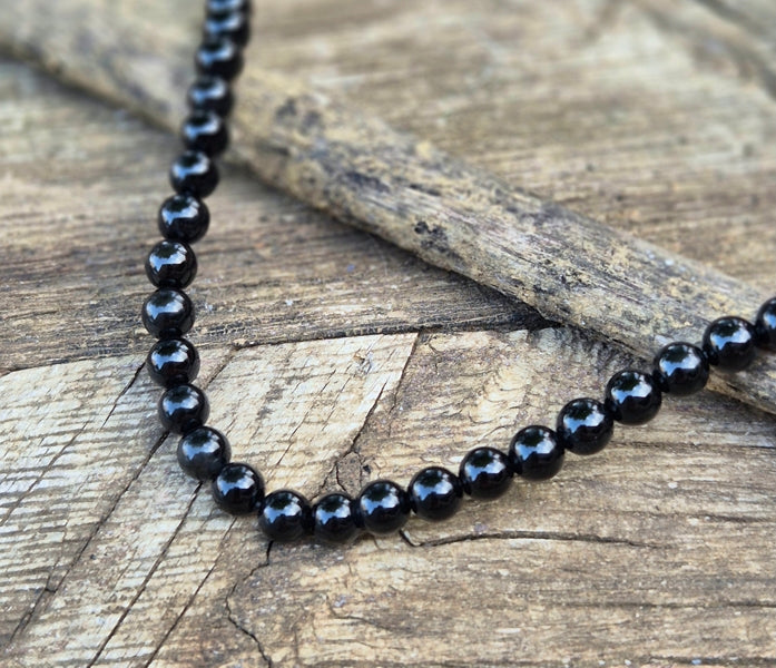 Perles 6mm Onyx A