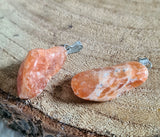 pendentif calcite orange