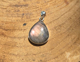 Pendentif Argent 925 en Labradorite Violette Qualité AAA (N°3544.2)