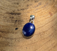 Pendentif Argent 925 en Lapis Lazuli AAA (N°0827.2)