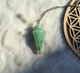 pendule aventurine verte