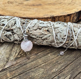 pendule en quartz rose boutique esoterique