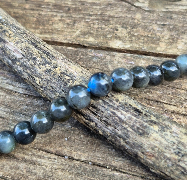 Perles 6mm Labradorite Foncée A