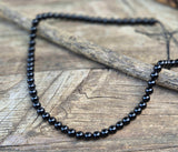 Perles 6mm Obsidienne Noire A