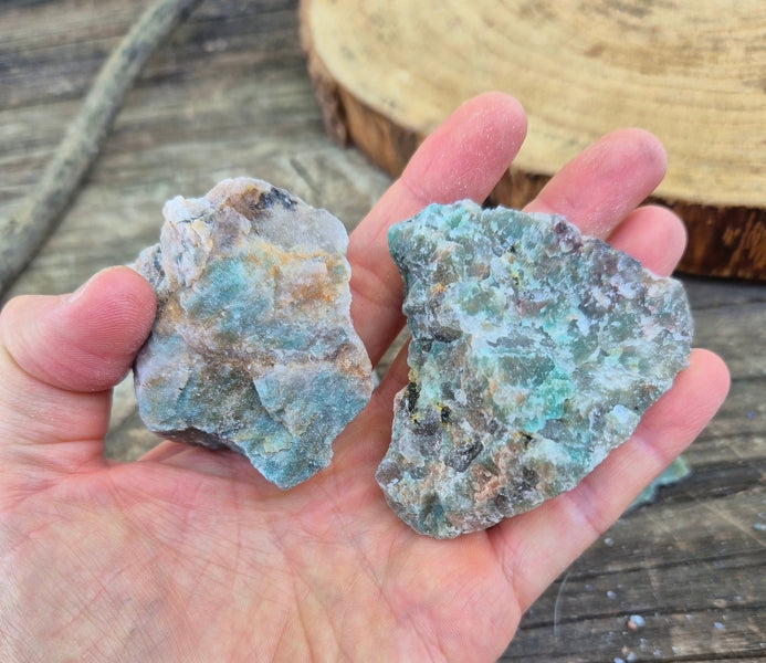 Pierre Brute Amazonite du Pérou