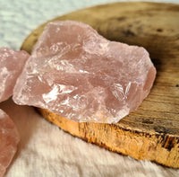 pierre brute quartz rose 250g