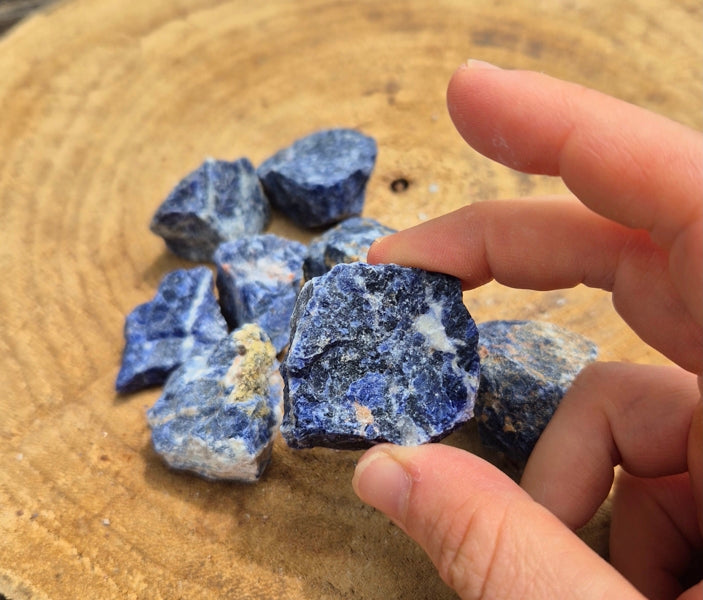 Pierre Brute Sodalite Qualité AA Namibie