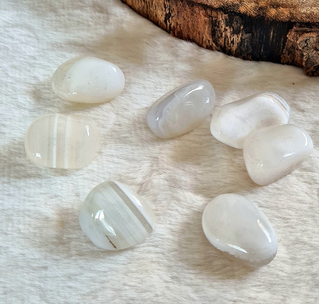 agate blanche boutique de pierre
