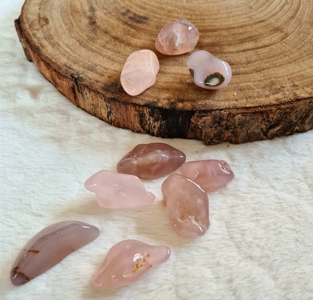 calcédoine rose boutique de pierre