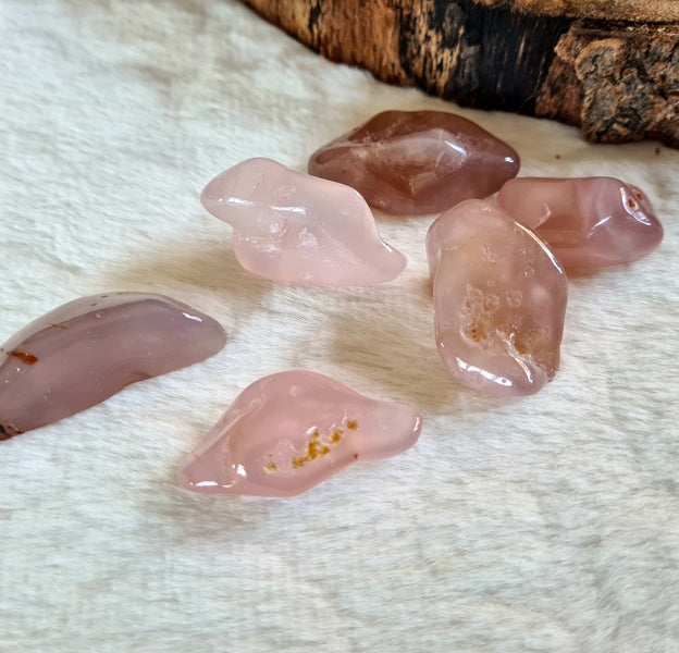 calcédoine rose boutique de pierre