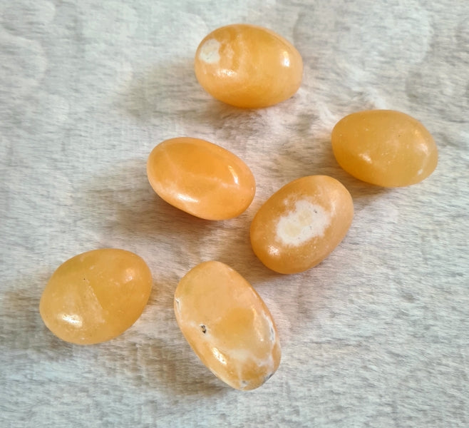 pierre calcite orange boutique de lithotherapie