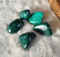 boutique de mineraux malachite pierre roulée