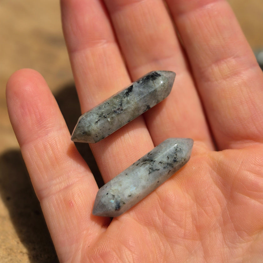 Double Pointe en Labradorite