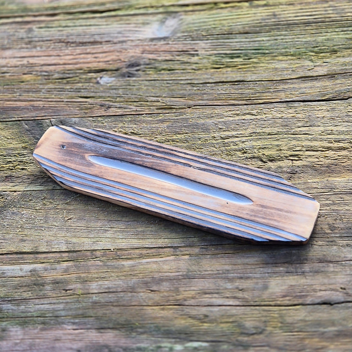 Porte-encens en Bois Large 28cm