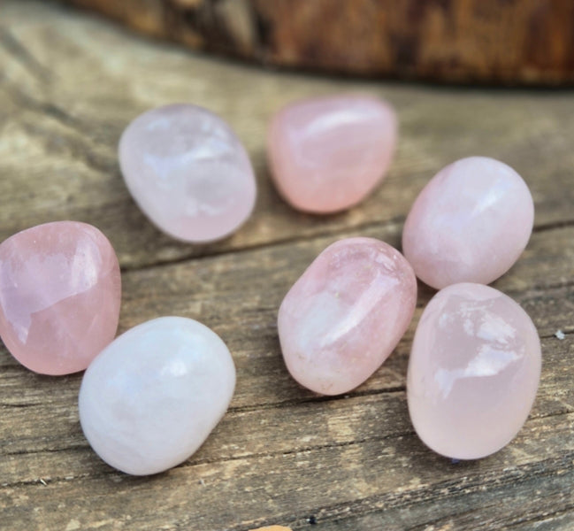 Pierre Roulée Quartz Rose qualité A+ d'Afrique du Sud