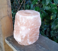 Bougeoir cristaux de sel de l'Himalaya 3 kilos