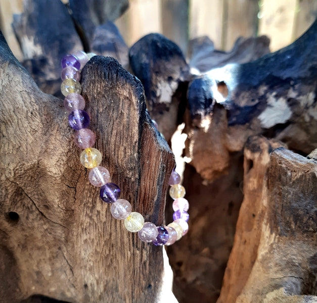 Bracelet en Cacoxénite du Brésil 6mm