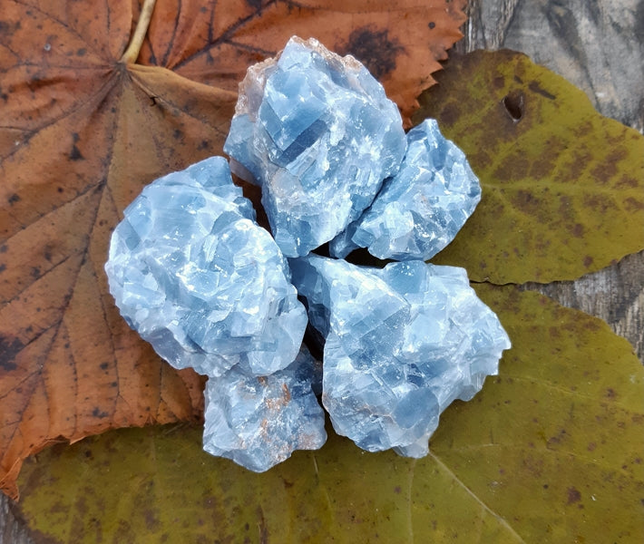 Pierre Brute Calcite Bleue T.02 Qualité A