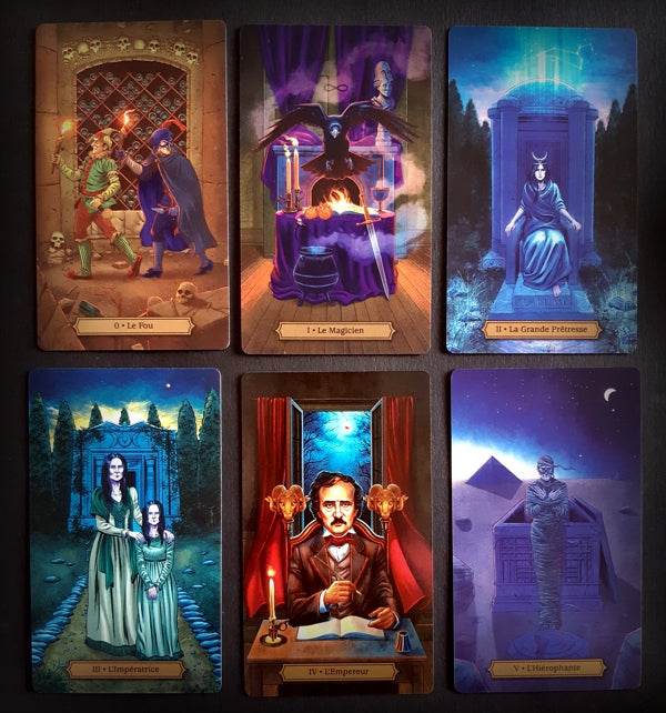 MODELE D'EXPOSITION - Tarot Edgar Allan Poe