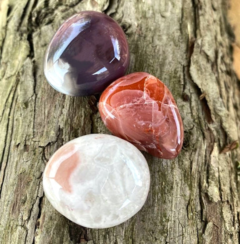 Pierre roulée agate du Mozambique