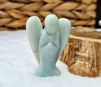 figurine ange en amazonite