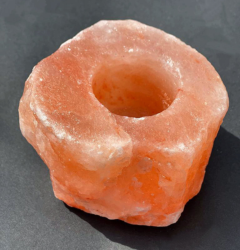 Bougeoir cristaux de sel de l'Himalaya 1 kilos