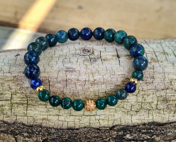 bracelet en azurite 