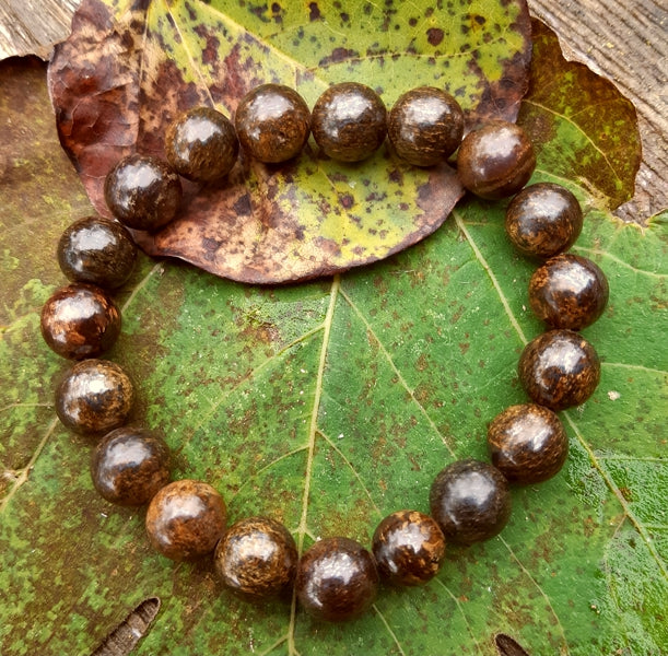 Bracelet en bronzite 10mm