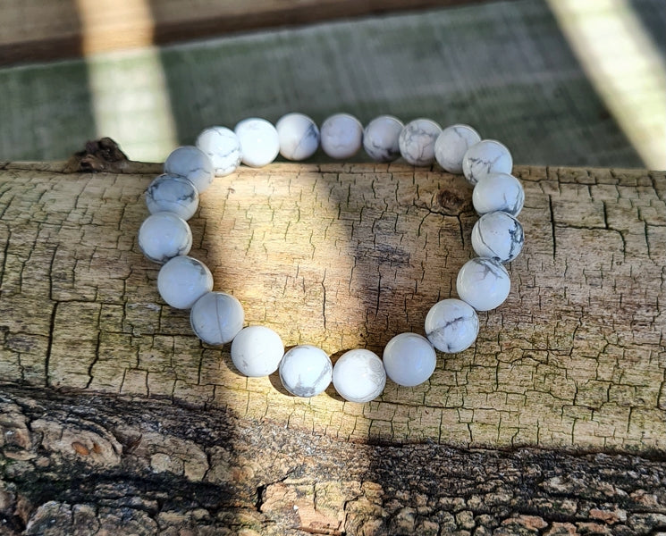 bracelet en howlite 8mm