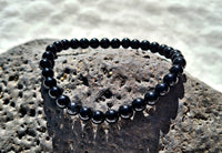 bracelet en onyx 6mm