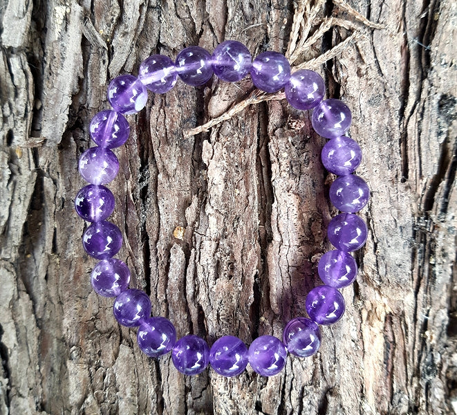 boutique de mineraux bracelet en améthyste 8mm