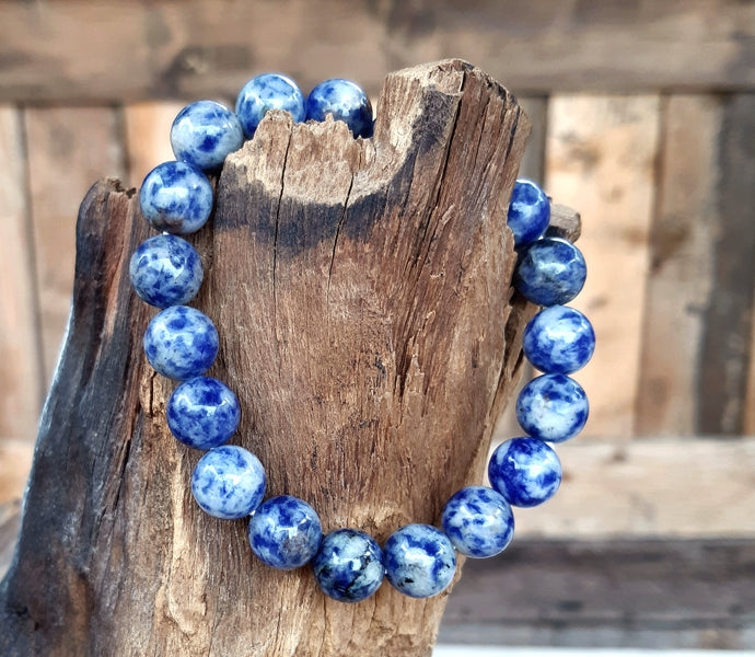 Bracelet en Sodalite du Brésil 10mm