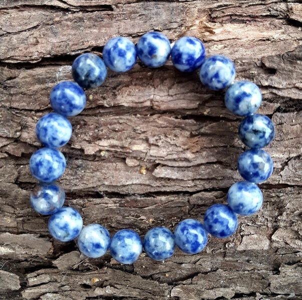Bracelet en Sodalite du Brésil 10mm