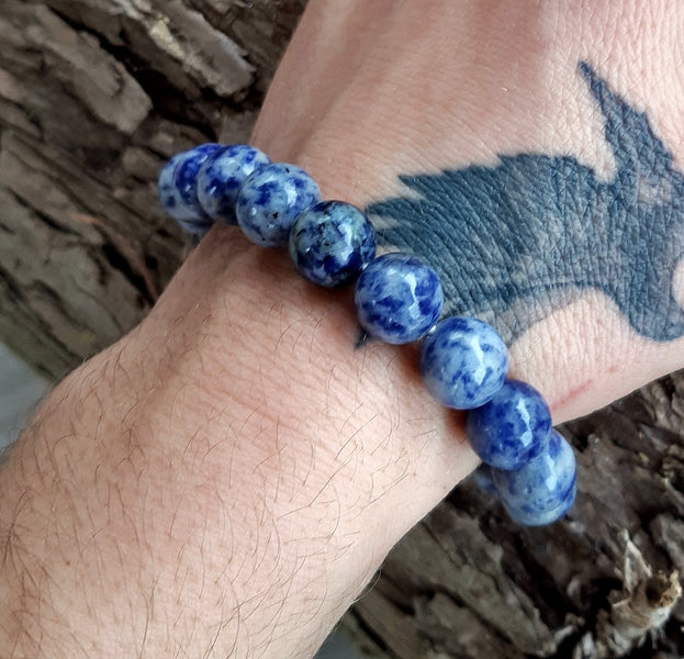 Bracelet en Sodalite du Brésil 10mm