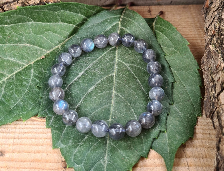 bracelet en labradorite 8mm