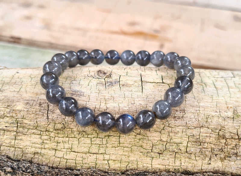 bracelet en labradorite 8mm