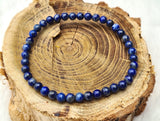 bracelet en lapis lazuli petites perles