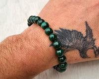 bracelet en malachite qualité a