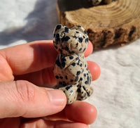 figurine chat jaspe dalmatien