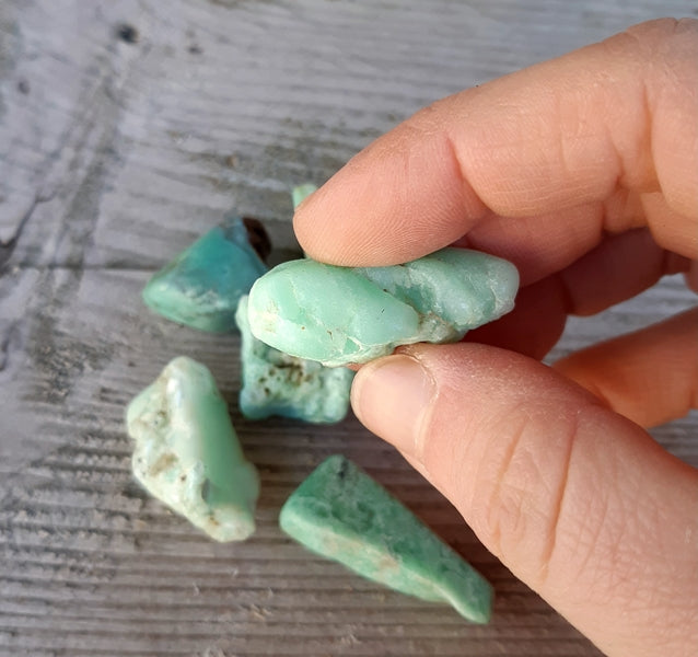 Pierre roulée chrysoprase qualité A+