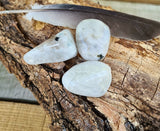 Pierre roulée pierre de lune (labradorite blanche)