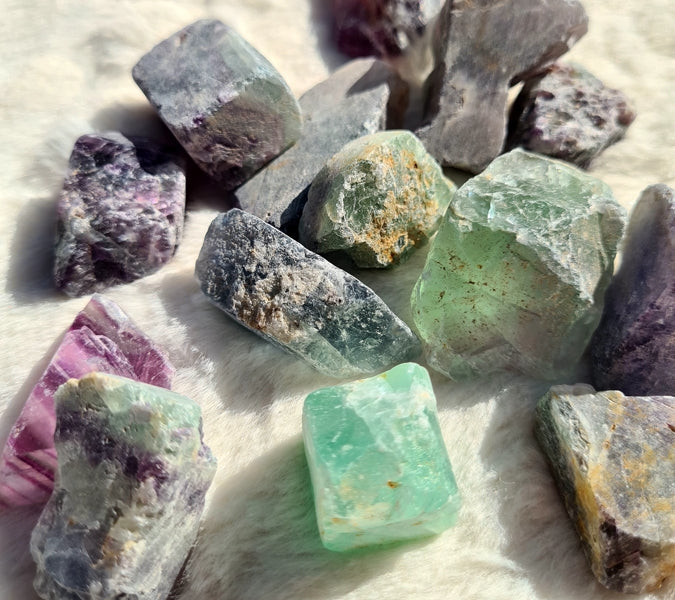 fluorite brute de chine